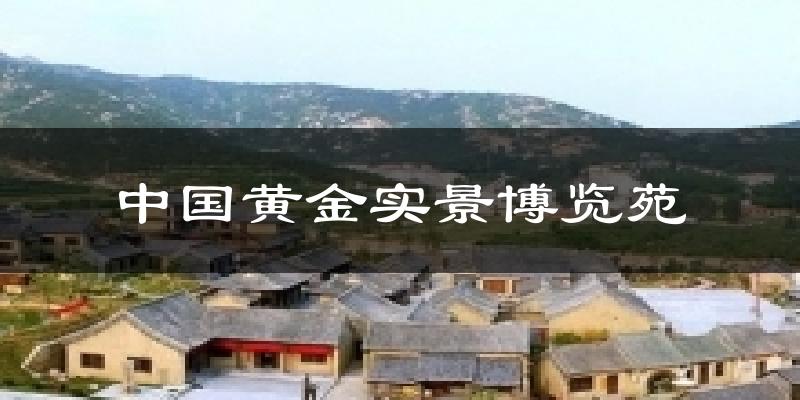 中国黄金实景博览苑今日天气